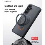 Carcasa TORRAS Ostand Q3 Spin cu MagSafe compatibila cu Samsung Galaxy S26 Plus, Negru 10 - lerato.ro