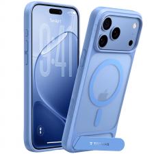 Huse si carcase iPhone 18 Pro Max, Husa Torras Ostand L1 cu MagSafe si Stand compatibila cu iPhone 18 Pro Max, Albastru, lerato.ro