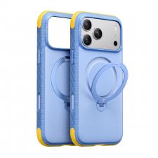 Huse si carcase iPhone 18 Pro, Husa Torras Ostand Q3 Rugg cu MagSafe compatibila cu iPhone 18 Pro, Albastru, lerato.ro