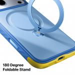 Husa Torras Ostand Q3 Rugg cu MagSafe compatibila cu iPhone 18 Pro, Albastru 3 - lerato.ro