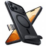 Husa Torras Ostand L1 cu MagSafe si Stand compatibila cu iPhone 18 Pro, Negru 3 - lerato.ro