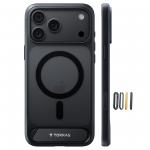 Husa Torras Ostand L1 cu MagSafe si Stand compatibila cu iPhone 18 Pro Max, Negru 3 - lerato.ro