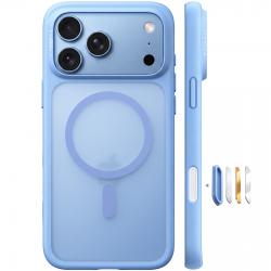 Husa Torras Guardian cu MagSafe compatibila cu iPhone 18 Pro, Albastru