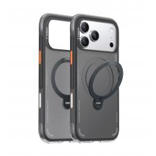 Huse si carcase iPhone 18 Pro, Husa Torras Ostand Q3 Air compatibila cu iPhone 18 Pro, Negru, lerato.ro