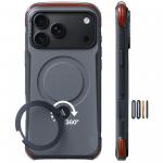 Husa Torras Ostand Q3 Air Pro cu MagSafe compatibila cu iPhone 18 Pro, Obsidian Black 4 - lerato.ro