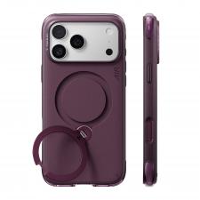 Huse si carcase iPhone 18 Pro, Husa Torras Ostand Q3 Air Essential cu MagSafe compatibila cu iPhone 18 Pro, Burgundy, lerato.ro