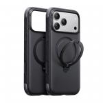 Husa TORRAS Ostand Q3 Rugg cu MagSafe compatibila cu iPhone 18 Pro Max, Negru 2 - lerato.ro