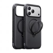 Husa TORRAS Ostand Q3 Rugg cu MagSafe compatibila cu iPhone 18 Pro, Negru