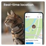 Dispozitiv monitorizare pentru pisici Tractive GPS CAT Mini, Autonomie 48h, Timp incarcare 2h, Istoric locatii, Live Tracking, Maro 5 - lerato.ro