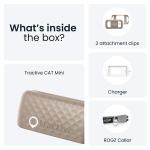 Dispozitiv monitorizare pentru pisici Tractive GPS CAT Mini, Autonomie 48h, Timp incarcare 2h, Istoric locatii, Live Tracking, Maro 8 - lerato.ro