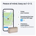 Dispozitiv monitorizare pentru pisici Tractive GPS CAT Mini, Autonomie 48h, Timp incarcare 2h, Istoric locatii, Live Tracking, Maro 10 - lerato.ro