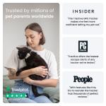 Dispozitiv monitorizare pentru pisici Tractive GPS CAT Mini, Autonomie 48h, Timp incarcare 2h, Istoric locatii, Live Tracking, Maro 11 - lerato.ro