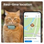 Dispozitiv monitorizare pentru pisici Tractive GPS CAT Mini, Autonomie 48h, Timp incarcare 2h, Istoric locatii, Live Tracking, Mint 5 - lerato.ro