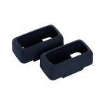Set 2 cleme de prindere pentru localizatorul Tractive GPS CAT Mini, Constructia din cauciuc ofera protectie localizatorului, Compatibile cu zgarzi de pana la 2 cm latime, Negru 2 - lerato.ro