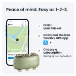 Dispozitiv monitorizare pentru caini Tractive GPS DOG XL, Autonomie 30 zile, Timp incarcare 5h, Gard virtual, Live Tracking, Monitorizare activitate și somn, Verde 9 - lerato.ro