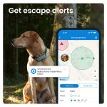 Dispozitiv monitorizare pentru caini Tractive GPS DOG XL Adventure Edition, Autonomie 30 zile, Timp incarcare 5h, Gard virtual, Live Tracking, Monitorizare activitate și somn, Gri 4 - lerato.ro