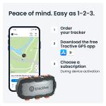 Dispozitiv monitorizare pentru caini Tractive GPS DOG XL Adventure Edition, Autonomie 30 zile, Timp incarcare 5h, Gard virtual, Live Tracking, Monitorizare activitate și somn, Gri 10 - lerato.ro
