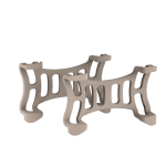 Set 2 cleme de prindere pentru localizatorul GPS Tractive DOG 6, Compatibile cu zgarzi de pana la 2.8 cm latime, Maro 2 - lerato.ro