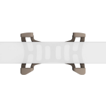 Set 2 cleme de prindere pentru localizatorul GPS Tractive DOG 6, Compatibile cu zgarzi de pana la 2.8 cm latime, Maro 4 - lerato.ro