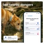 Dispozitiv monitorizare pentru caini Tractive GPS DOG 6, Autonomie 48h, Timp incarcare 2h, Istoric locatii, Live Tracking, Monitorizare activitate și somn, Mint 4 - lerato.ro