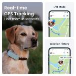 Dispozitiv monitorizare pentru caini Tractive GPS DOG 6, Autonomie 48h, Timp incarcare 2h, Istoric locatii, Live Tracking, Monitorizare activitate și somn, Mint 11 - lerato.ro