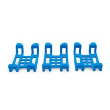 Set 3 cleme de prindere pentru localizatorul Tractive GPS DOG 4, Cleme XL din cauciuc, Compatibile cu zgarzi de pana la 3.4 cm latime, Albastru