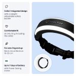 Dispozitiv monitorizare pentru pisici Tractive GPS CAT 6 Mini, Autonomie 7 zile, Monitorizare ritm cardiac / frecventa respiratorie, Live Tracking, Compatibil iOS / Android, Negru 3 - lerato.ro