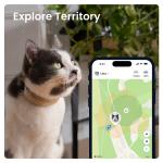 Dispozitiv monitorizare pentru pisici Tractive GPS CAT 6 Mini, Autonomie 7 zile, Monitorizare ritm cardiac / frecventa respiratorie, Live Tracking, Compatibil iOS / Android, Maro 5 - lerato.ro
