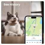 Dispozitiv monitorizare pentru pisici Tractive GPS CAT 6 Mini, Autonomie 7 zile, Monitorizare ritm cardiac / frecventa respiratorie, Live Tracking, Compatibil iOS / Android, Maro 7 - lerato.ro