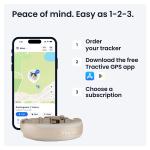 Dispozitiv monitorizare pentru pisici Tractive GPS CAT 6 Mini, Autonomie 7 zile, Monitorizare ritm cardiac / frecventa respiratorie, Live Tracking, Compatibil iOS / Android, Maro 9 - lerato.ro