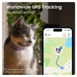 Dispozitiv monitorizare pentru pisici Tractive GPS CAT 6 Mini, Autonomie 7 zile, Monitorizare ritm cardiac / frecventa respiratorie, Live Tracking, Compatibil iOS / Android, Mov 3 - lerato.ro