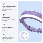 Dispozitiv monitorizare pentru pisici Tractive GPS CAT 6 Mini, Autonomie 7 zile, Monitorizare ritm cardiac / frecventa respiratorie, Live Tracking, Compatibil iOS / Android, Mov 7 - lerato.ro