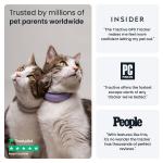 Dispozitiv monitorizare pentru pisici Tractive GPS CAT 6 Mini, Autonomie 7 zile, Monitorizare ritm cardiac / frecventa respiratorie, Live Tracking, Compatibil iOS / Android, Mov 9 - lerato.ro