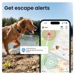 Dispozitiv monitorizare pentru caini Tractive GPS DOG 6 XL, Autonomie 6 saptamani, Monitorizare ritm cardiac / frecventa respiratorie / calitate somn / nivel activitate, Live Tracking, Compatibil iOS / Android, Negru 5 - lerato.ro