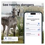 Dispozitiv monitorizare pentru caini Tractive GPS DOG 6 XL, Autonomie 6 saptamani, Monitorizare ritm cardiac / frecventa respiratorie / calitate somn / nivel activitate, Live Tracking, Compatibil iOS / Android, Negru 7 - lerato.ro