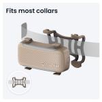 Dispozitiv monitorizare pentru caini Tractive GPS DOG 6 XL, Autonomie 6 saptamani, Monitorizare ritm cardiac / frecventa respiratorie / calitate somn / nivel activitate, Live Tracking, Compatibil iOS / Android, Maro 8 - lerato.ro