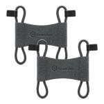 Set 2 cleme de prindere pentru localizatorul GPS Tractive DOG 6, Marimea L, Compatibile cu zgarzi de pana la 5 cm latime, Negru 2 - lerato.ro