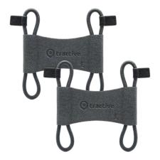 Set 2 cleme de prindere pentru localizatorul GPS Tractive DOG 6, Marimea L, Compatibile cu zgarzi de pana la 5 cm latime, Negru