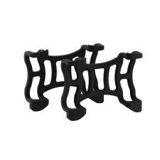 Set 2 cleme de prindere pentru localizatorul GPS Tractive DOG 6 XL, Compatibile cu zgarzi de pana la 4 cm latime, Negru