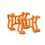 Set 2 cleme de prindere pentru localizatorul GPS Tractive DOG 6 XL, Compatibile cu zgarzi de pana la 4 cm latime, Portocaliu 2 - lerato.ro
