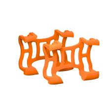 Set 2 cleme de prindere pentru localizatorul GPS Tractive DOG 6 XL, Compatibile cu zgarzi de pana la 4 cm latime, Portocaliu
