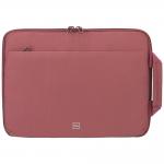 Husa Tucano Sandy Sleeve compatibila cu laptop 13/14 inch, Buzunar frontal, Burgundy 2 - lerato.ro