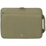 Husa Tucano Sandy Sleeve compatibila cu laptop 13/14 inch, Buzunar frontal, Verde 2 - lerato.ro