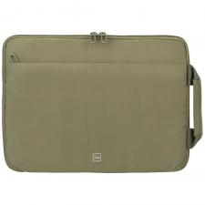Huse MacBook, Husa Tucano Sandy Sleeve compatibila cu laptop 13/14 inch, Buzunar frontal, Verde, lerato.ro