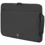 Husa Tucano Sandy Sleeve compatibila cu laptop 13/14 inch, Buzunar frontal, Negru 3 - lerato.ro