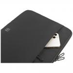 Husa Tucano Sandy Sleeve compatibila cu laptop 13/14 inch, Buzunar frontal, Negru 7 - lerato.ro
