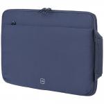 Husa Tucano Sandy Sleeve compatibila cu laptop 13/14 inch, Buzunar frontal, Albastru 3 - lerato.ro