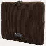 Husa Tucano Velluto 2 Sleeve compatibila cu laptop 13 inch, Neopren / Catifea, Maro 3 - lerato.ro