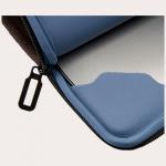Husa Tucano Velluto 2 Sleeve compatibila cu laptop 13 inch, Neopren / Catifea, Maro 5 - lerato.ro