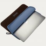 Husa Tucano Velluto 2 Sleeve compatibila cu laptop 13 inch, Neopren / Catifea, Maro 8 - lerato.ro